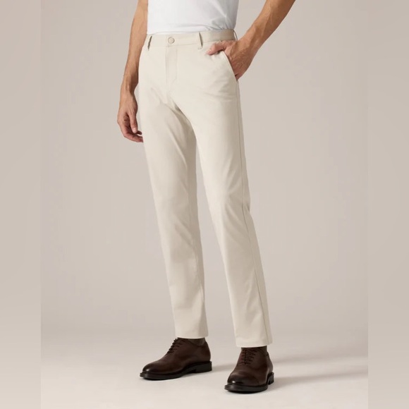 Rhone Commuter Pants Stone, Classic Fit 31 - Picture 2 of 10